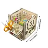 Bol &agrave; fil en bois tout-en-un &ndash; Outil de tricot multifonctionnel