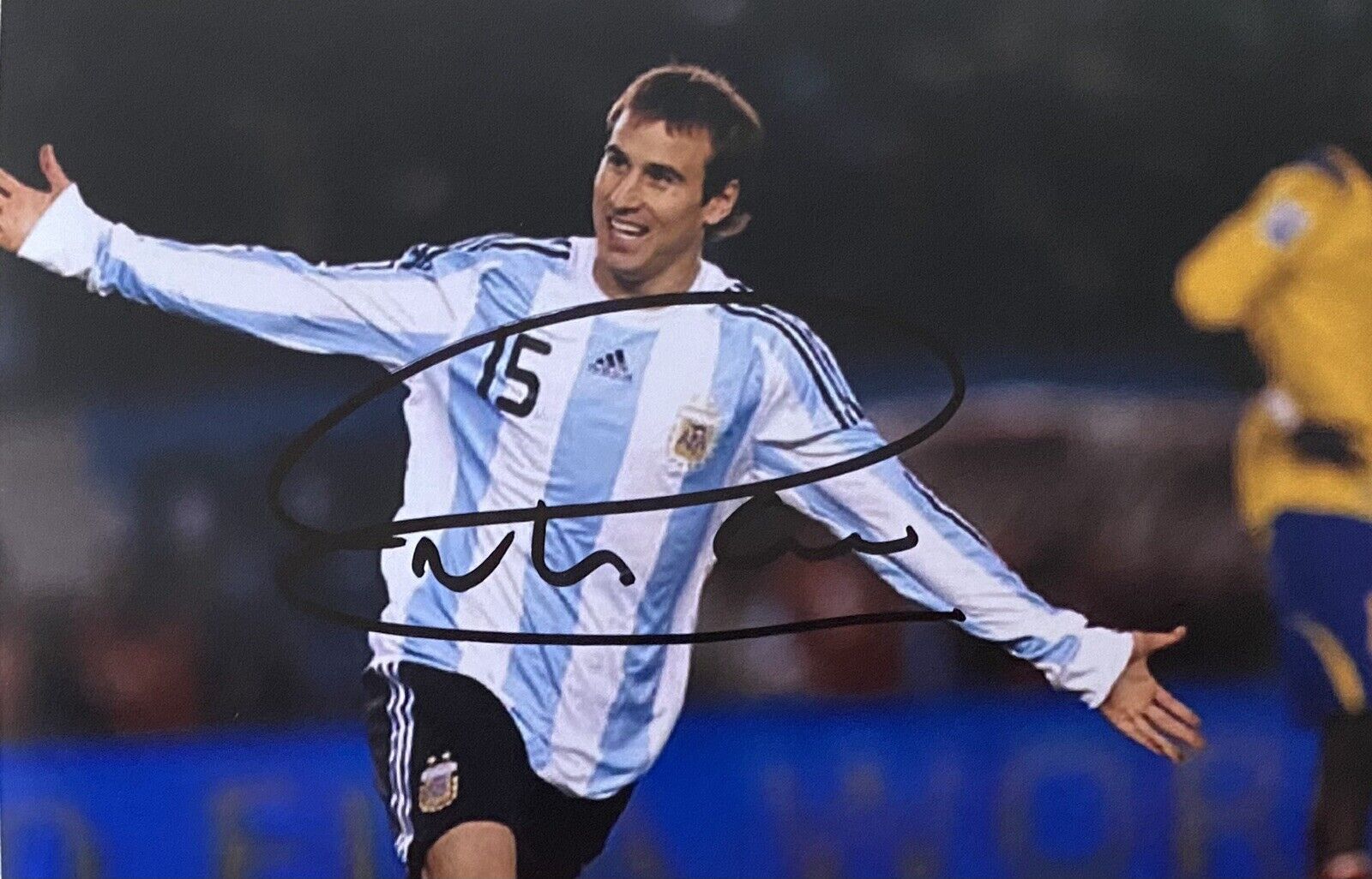 Rodrigo Palacio Hand Signed Argentina 6X4 Photo Poster painting, See Proof, 3