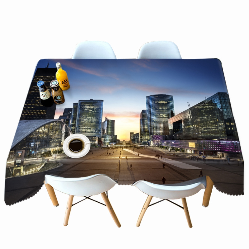 

Modern City - 3D Tablecloth, 140*180cm, 501 Original