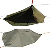 [US Local Warehouse] Camping Hammock with Mosquito Net Waterproof Rainfly 3 Point Hammock Tent 660 LBS Load Capacity 2-Person Tree Tent Hammocks for Outdoor Backpacking & Hiking