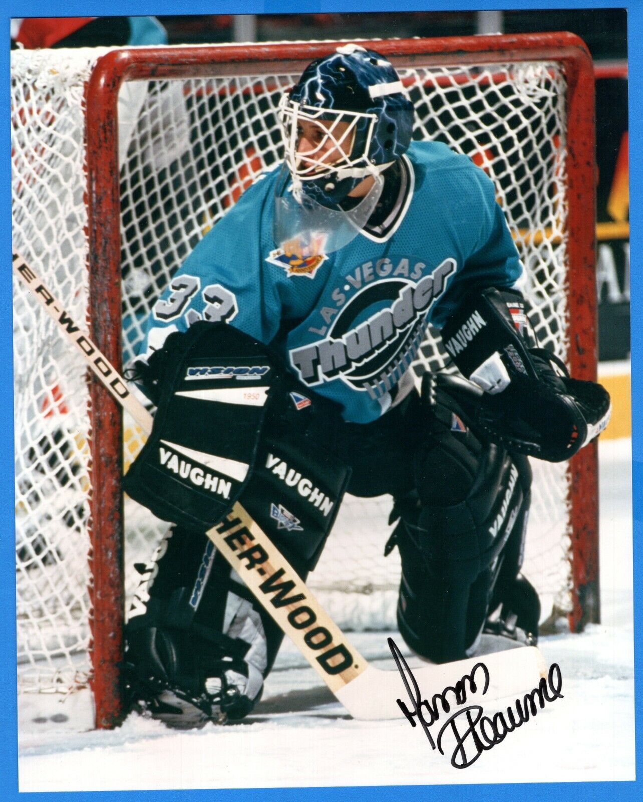 Manon Rheaume Canadian Ice Hokey Goalie Hand Signed Autograph 8x10 Photo Poster painting