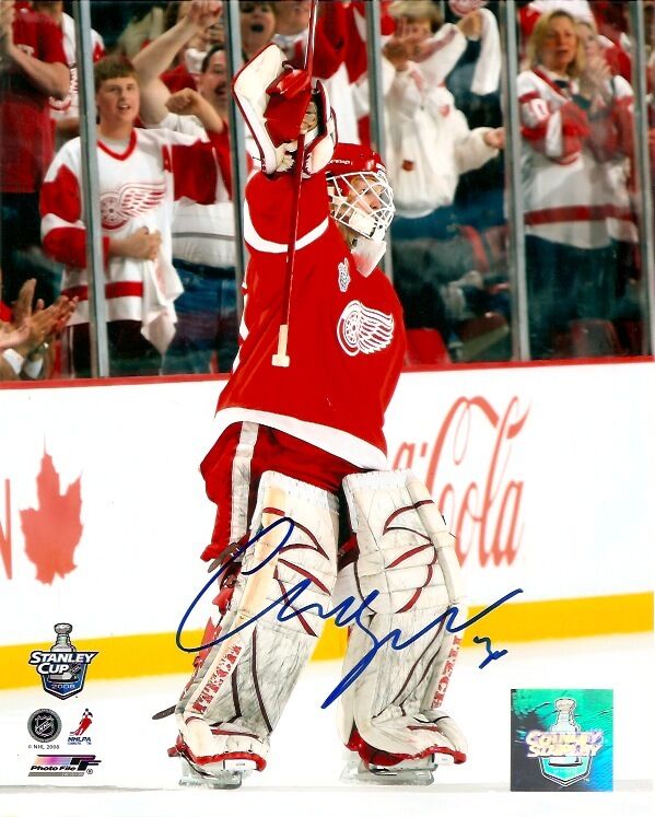 Detroit Red Wings Chris Osgood Signed Autographed 8x10 COA