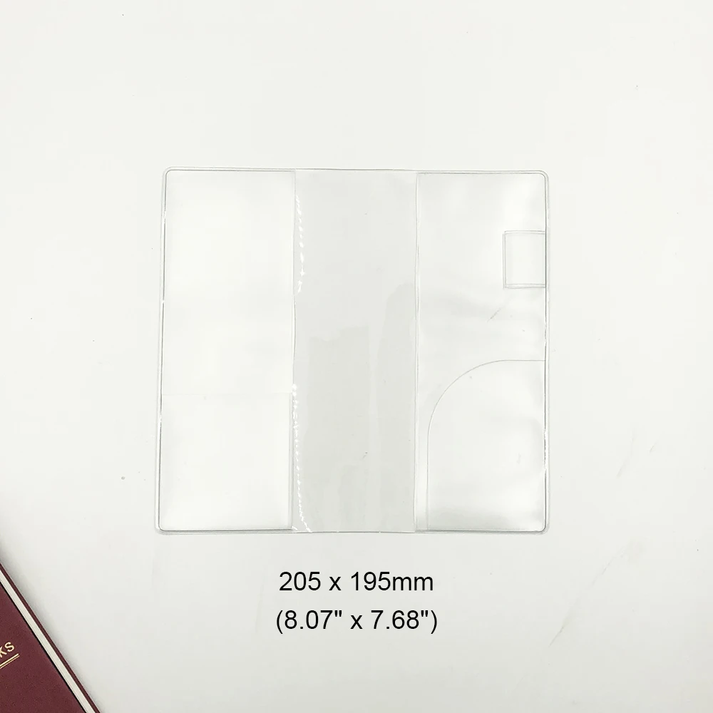 Fromthenon Notebook Protective Cover Weeks Planner Diary Transparent Diary Book  Accessories School Supplies Office Stationery