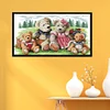 Little Bear Family - 2 strands 14CT Stamped Cross Stitch  52*31cm(Brand)