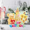 DIY Birthday Bear Diamond Painting Acrylic Desktop Ornaments