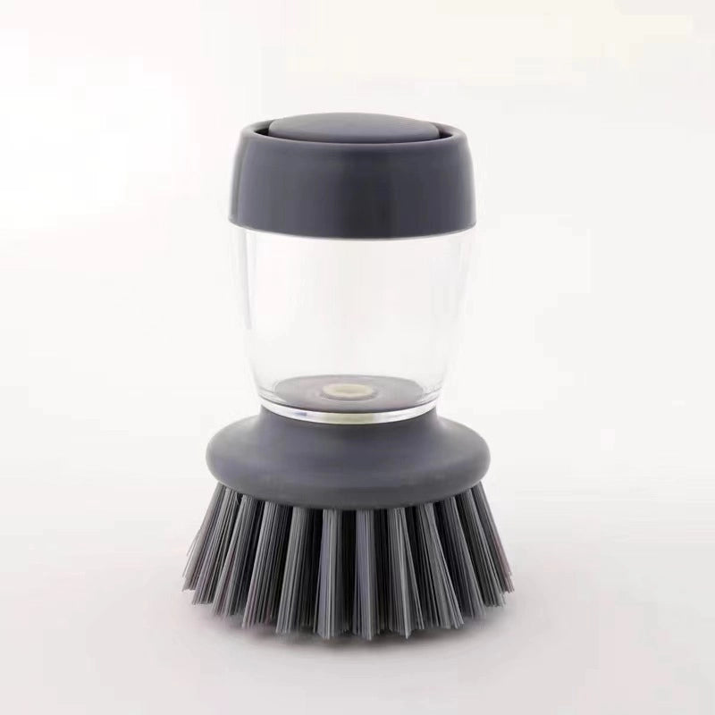 Direct Automatic Liquid Brush Head Pot Bowl Cleaning Brush Press Liquid Sponge Cleaning Brush Household Wash Pot Brush