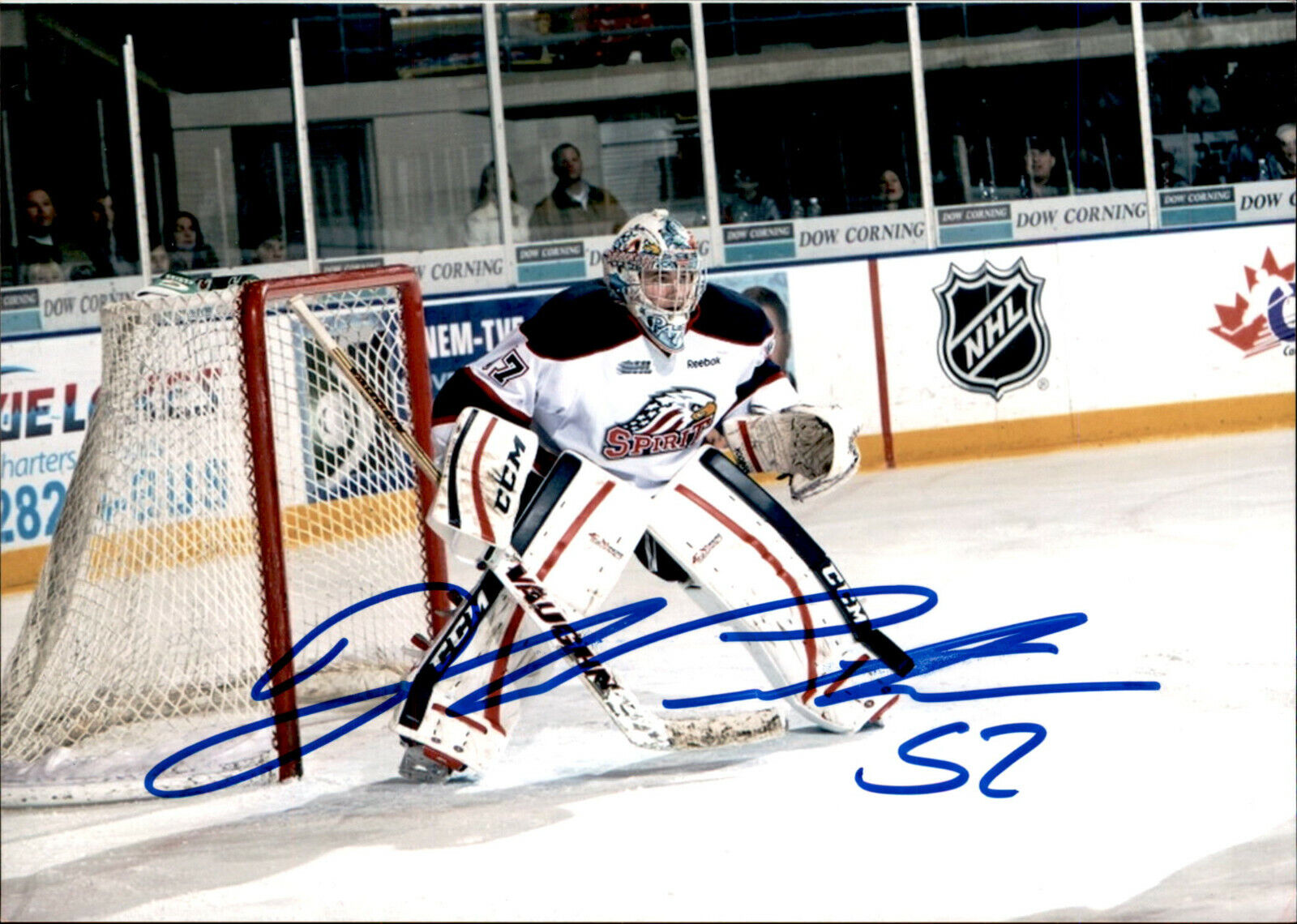 Jake Paterson SIGNED autographed 5x7 Photo Poster painting SAGINAW SPIRIT / DETROIT RED WINGS