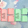 (US Only)6Pcs Diamond Art Tray Rhinestone Sorting Tray Diamond Painting Tray (Pink Green)