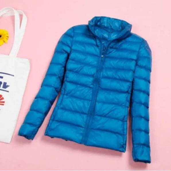 Down jacket women hooded ultra thin 90% Ultra Light duck down coat Female winter large sizes Solid Portable warm jackets woman
