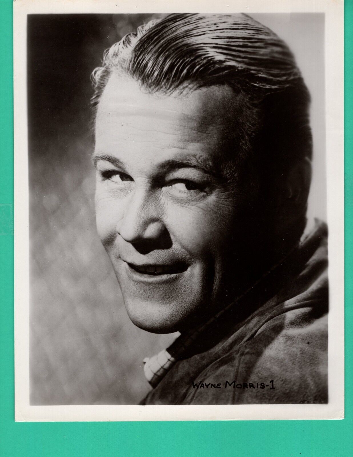 WAYNE MORRIS Movie Star Actor Promo 1950's Vintage Photo Poster painting 8x10