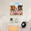 Highland Trio Full 11CT 3 Strands DIY Stamped Cross Stitch Kits for Beginners Adults Home Wall Decor Cross Stitch Art and Crafts Kits 40x40cm
