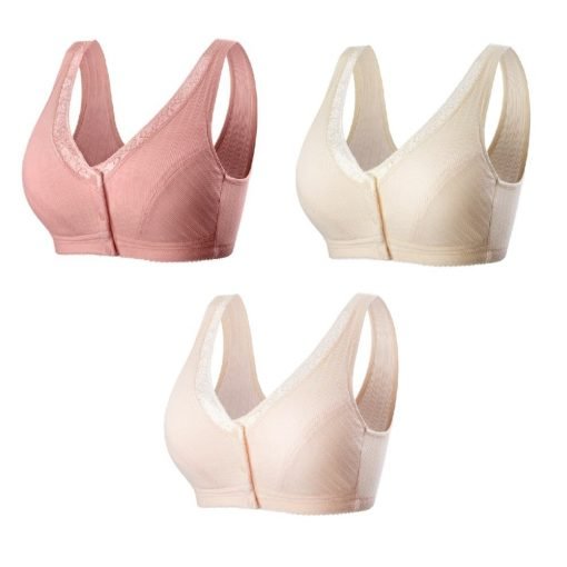 3 PCS Comfortable Cotton Large Size  Bra
