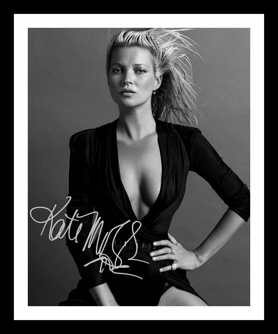 Kate Moss Autograph Signed & Framed Photo Poster painting 1