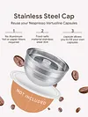 Refillable Reusable Capsule Coffee Filter Pods for Nespresso Vertuo Next