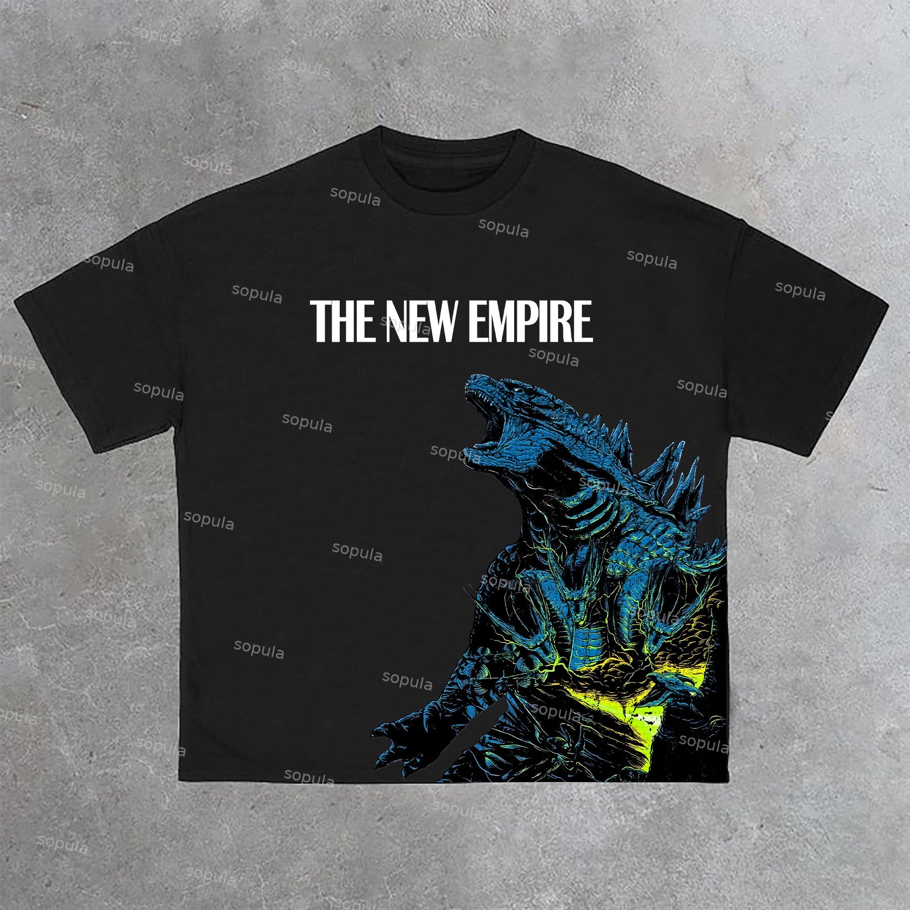 Sopula Men's Godzilla X Kong The New Empire Cotton Short Sleeve T-Shirt - SOPULA