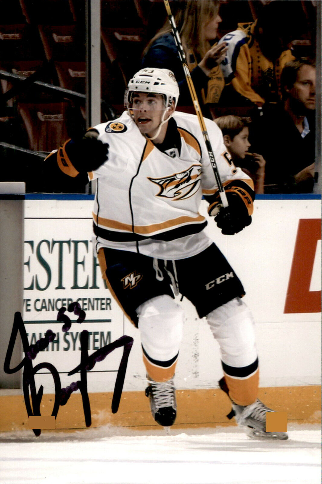 Jack Dougherty SIGNED autographed 4x6 Photo Poster painting NASHVILLE PREDATORS