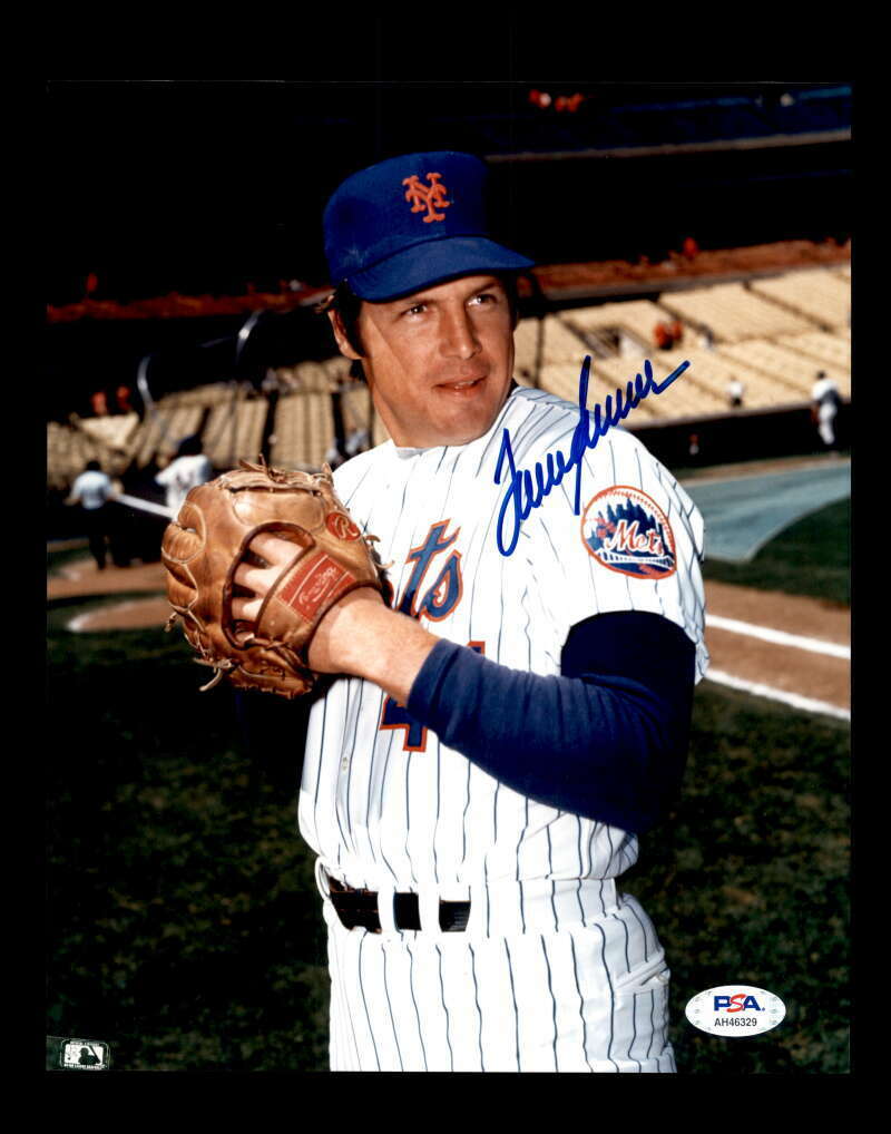 Tom Seaver PSA DNA Cert Hand Signed 8x10 Mets Photo Poster painting Autograph