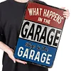 Garage - Vintage Metal Signs - 20*30cm/30*40cm - Warning