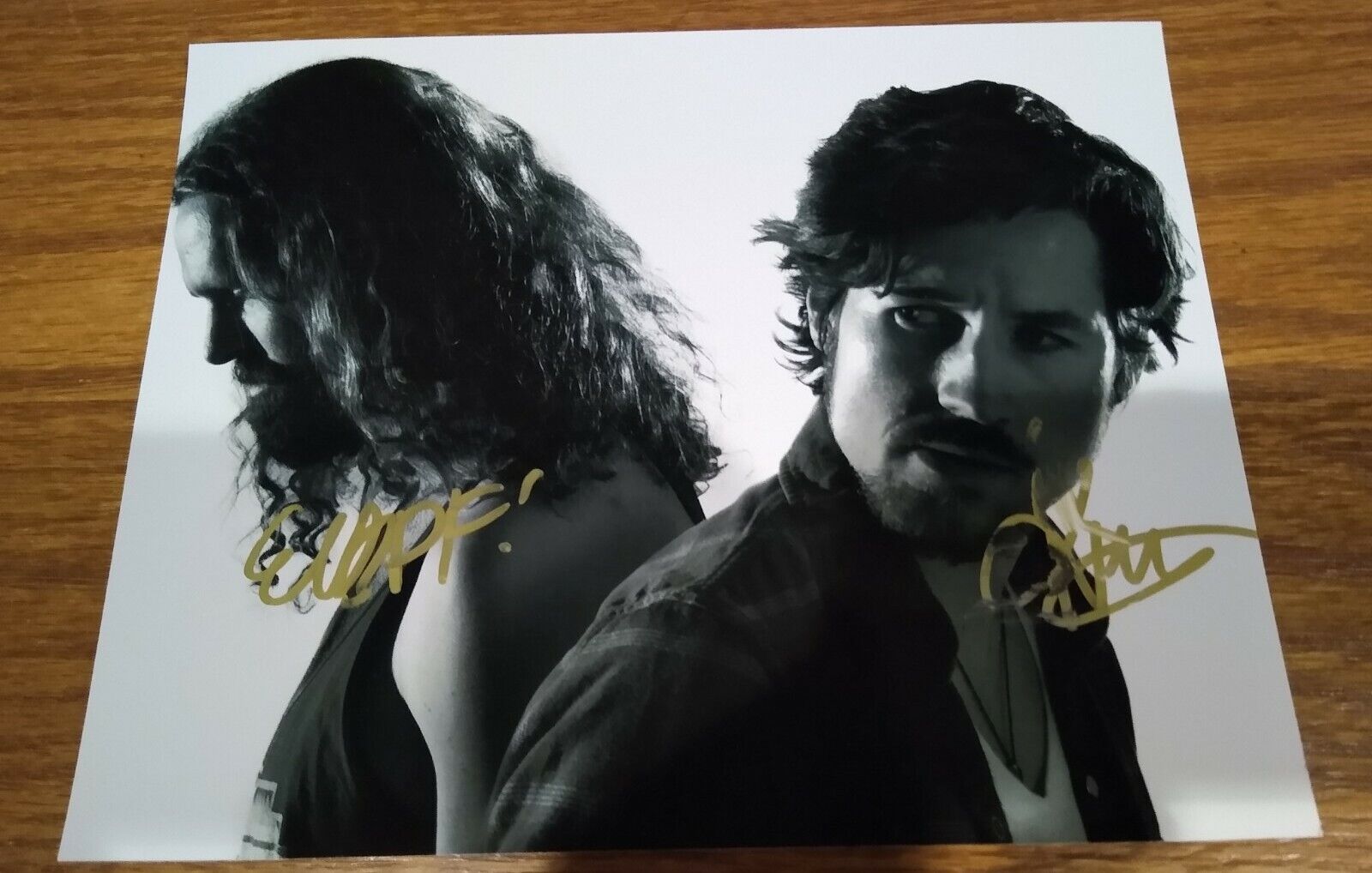 BLACK PISTOL FIRE SIGNED 8x10 Photo Poster painting autograph COA 6