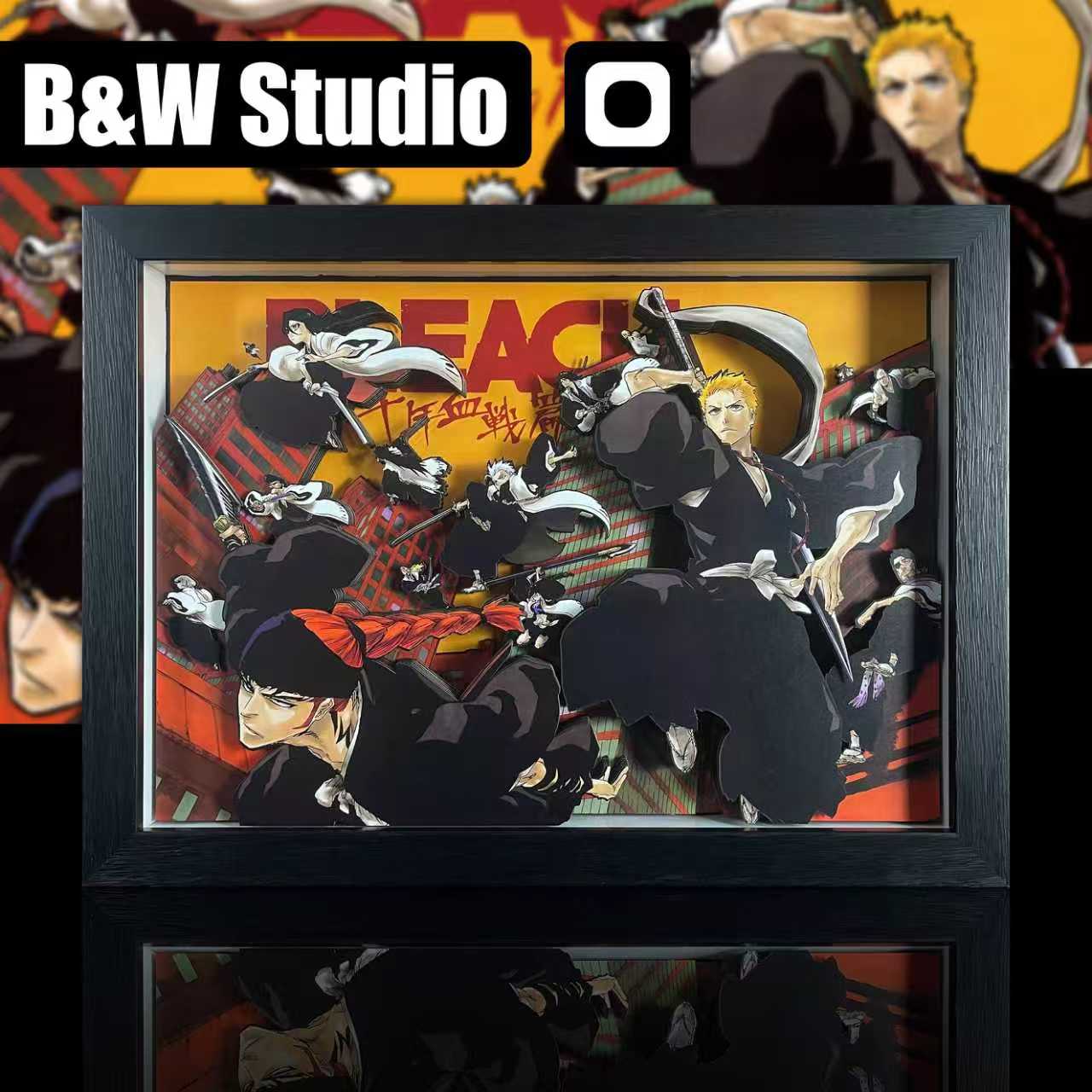 B&W Studio - Thousand Year Blood War 3D Decorative Painting Remake Bleach Scene-