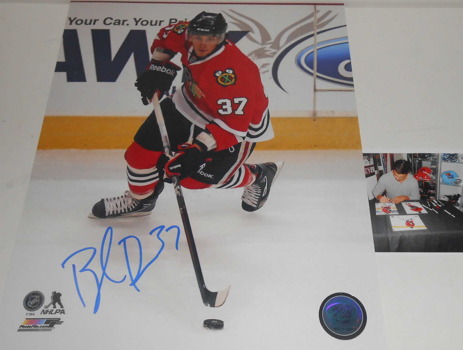 Brandon Pirri Chicago Blackhawks Autographed Signed 8x10