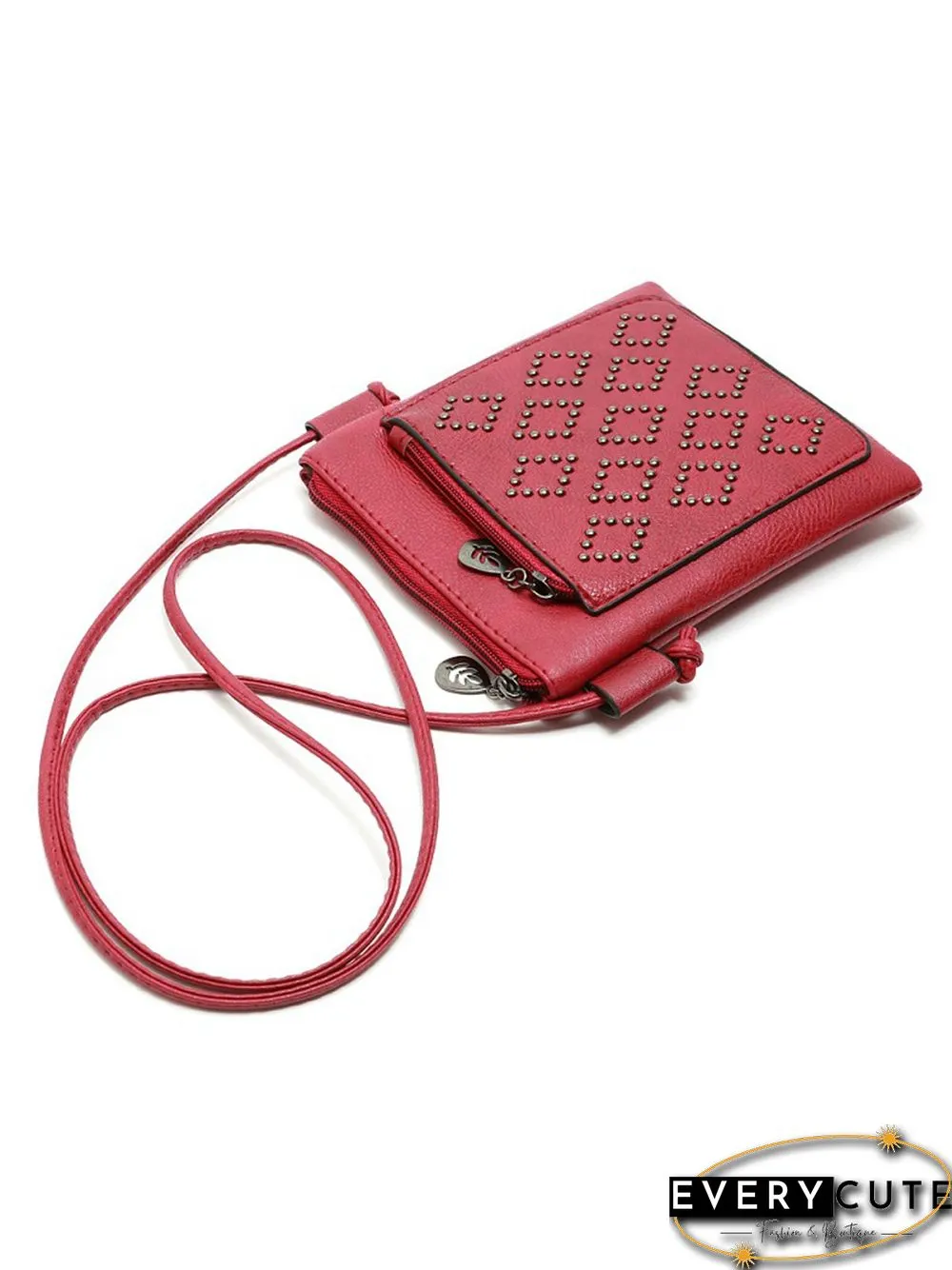 Simple Rivet Mini Crossbody Bag