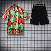 2025/2026 Arsenal Pre-Match Training Red Green Shirt+Shorts 1:1 Thai Quality