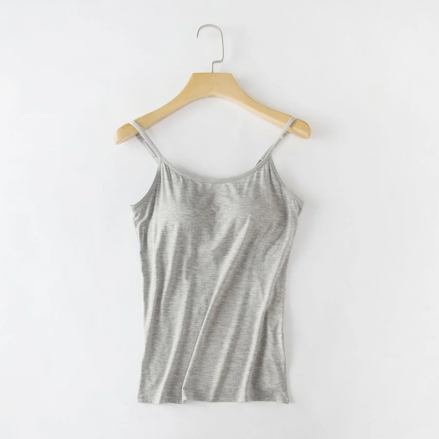 Tank With Built-In Bra - Buy 3 free shipping