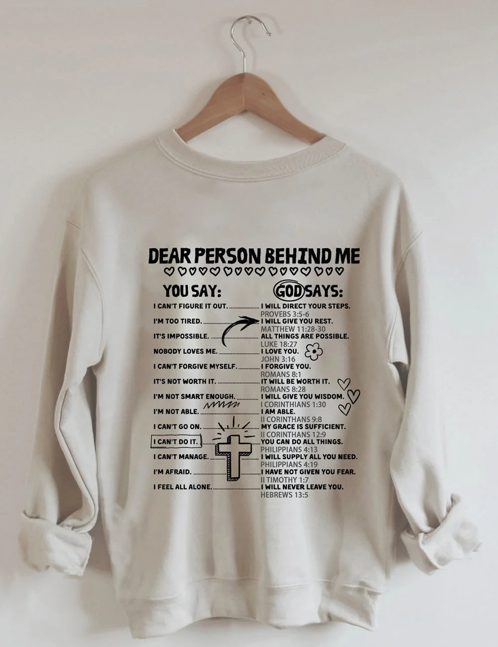 Dear Person Behind Me Sweatshirt