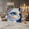 uk.everydayedeals DIY Pearl Painting With Frame - Handmade Self-Adhesive Pearls - Kitten(30*30cm)