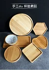 Bamboo wood coaster frame bamboo tray trivet base for the mosaic coaster kit make your own coaster handmade craft project diy craft supplies