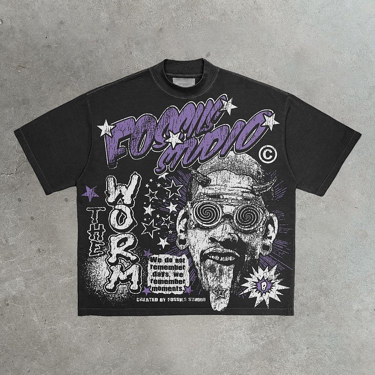 Vintage Rap Star Graphic Cotton T-Shirt - SOPULA