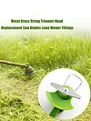 5x Metal Grass String Trimmer Blades Lawn Mower Garden Cutter Replacement