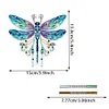Diamond Painting Acrylic Dragonfly Wind Chimes for Window Wall
