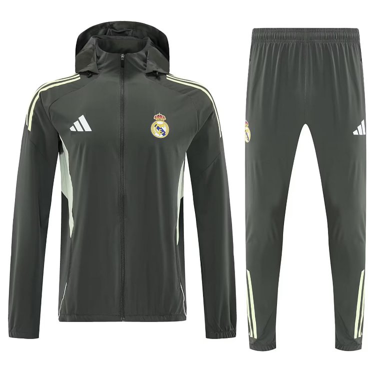 2026-27 Real Madrid Army Green Full-Pull Set Hat - Full-Pull Set