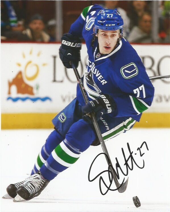 Vancouver Canucks Shawn Matthias Signed Autographed 8x10 Photo Poster painting COA A