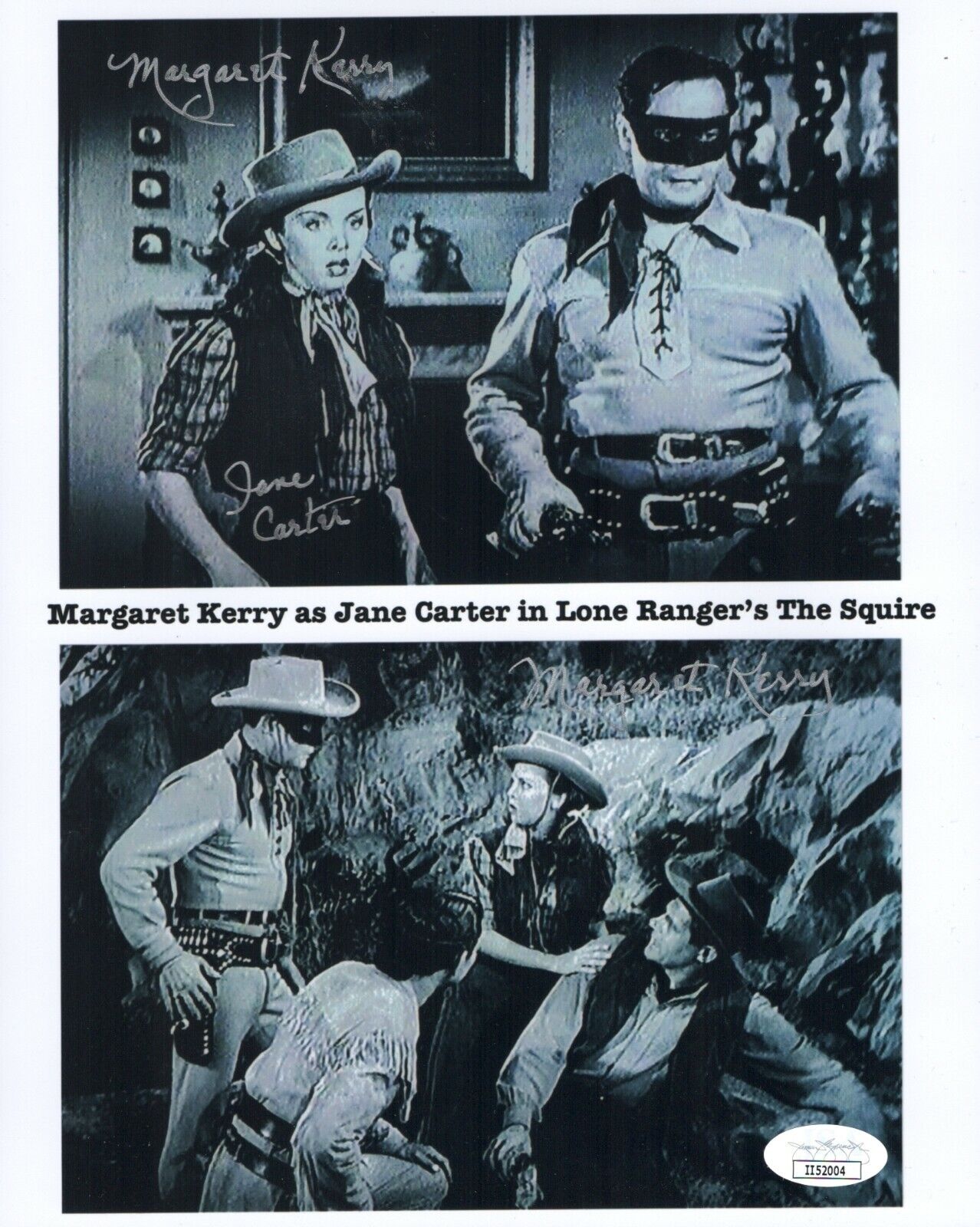 MARGARET KERRY Signed LONE RANGER 8x10 Photo Poster painting Autograph JSA COA Cert