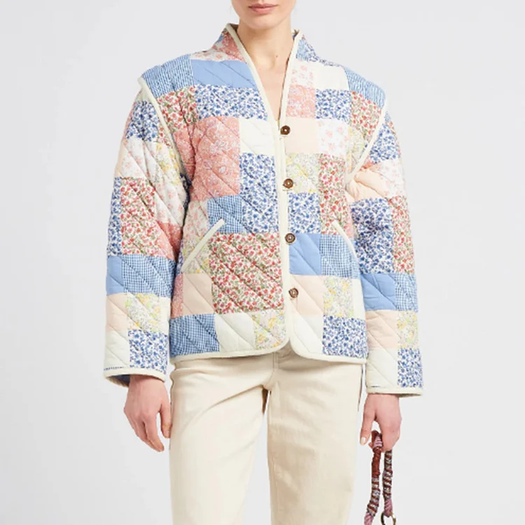 Cotton-style retro loose single-breasted cardigan Flusfy