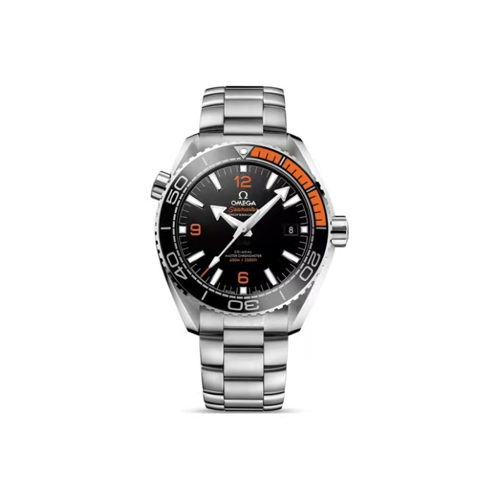 VS廠 OMEGA 歐米茄 海馬系列海洋宇宙600米 43.5mm 精鋼黑盤機械腕錶男 日曆防磁防水 多功能 瑞士手錶