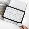 5x Portable Magnifier 48 LED Lights Dimmable Reading Magnifier for Books Reading