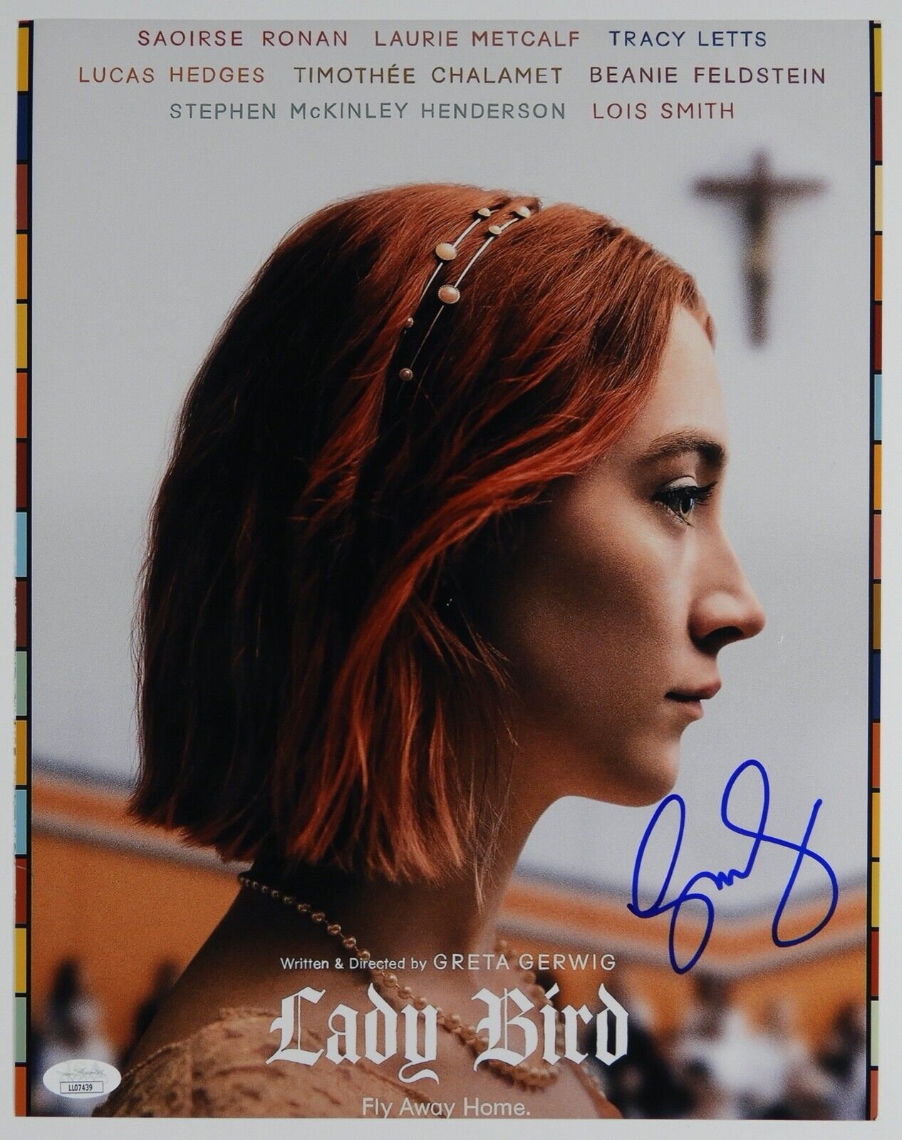 Saoirse Ronan Lady Bird JSA Signed Autograph Photo Poster painting 8 x 10