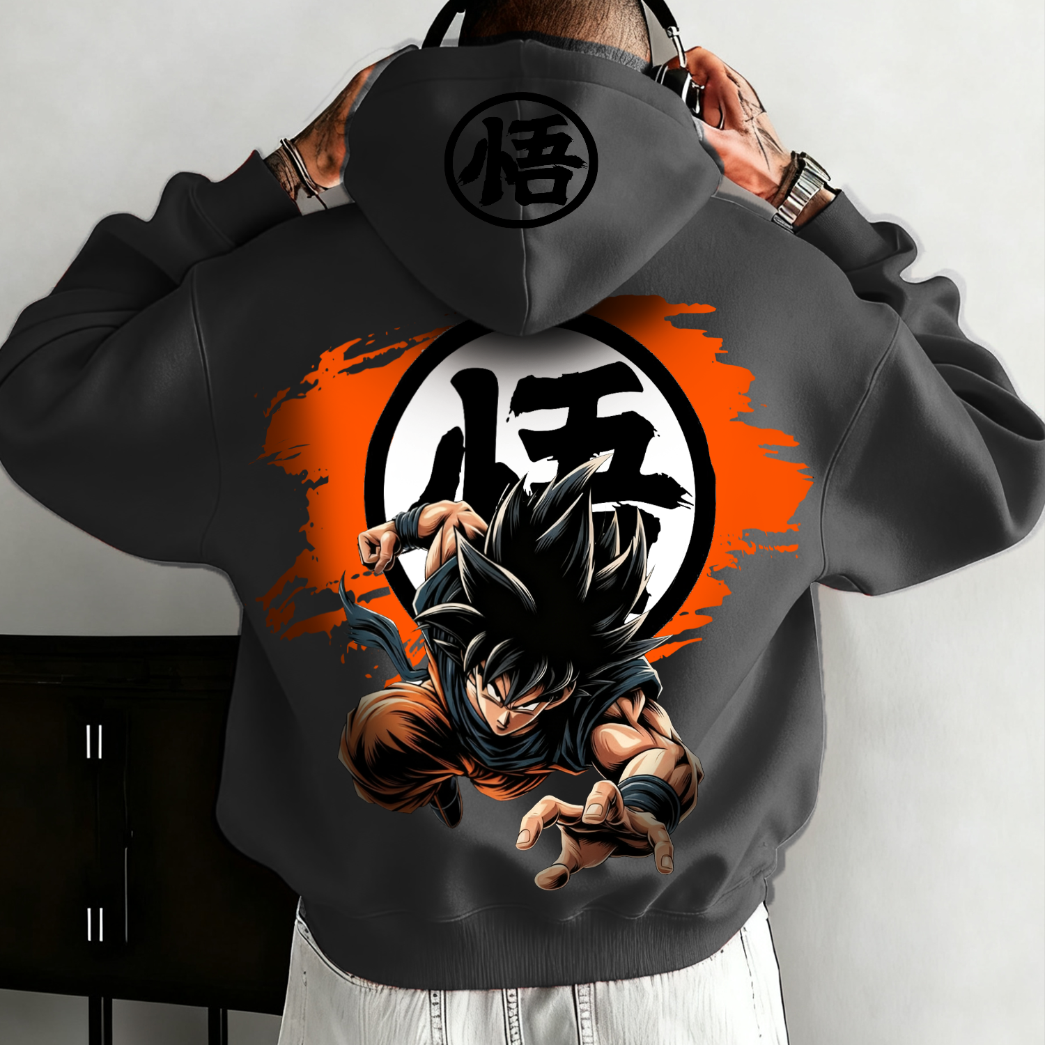 Anime-Inspired Graphic Hoodie For Casual Wear
