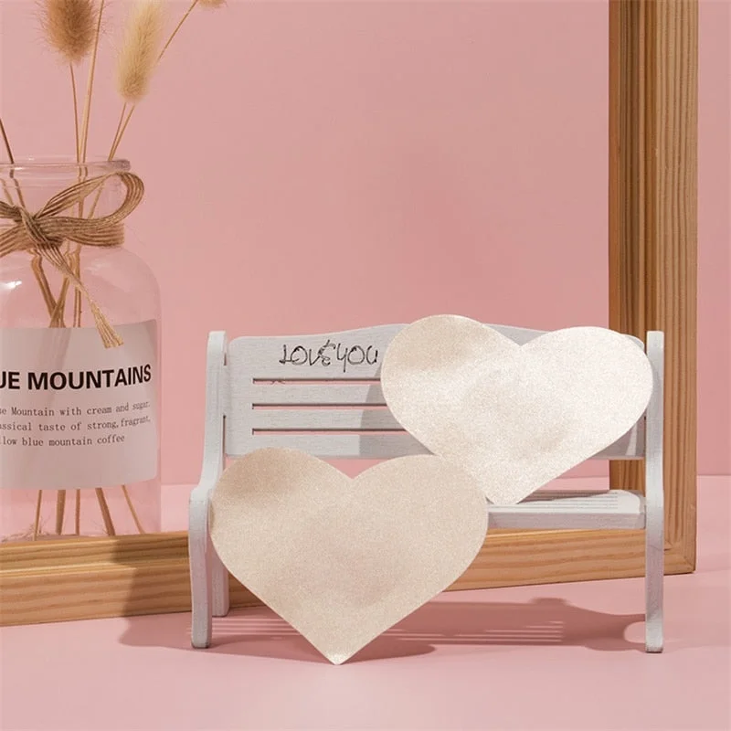 10/20/50pcs Women's Invisible Breast Lift Tape Overlays on Bra Nipple Stickers Chest Stickers Nipple Covers Accessories