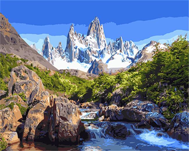 

Monte Fitz Roy – Paint By Numbers - 40*50CM, 501 Original