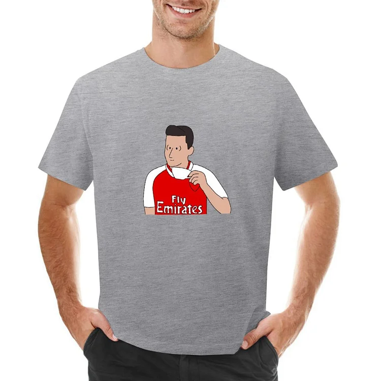 Mesut Ozil Inspired Drinking Tea Men's Soccer Culture Tee