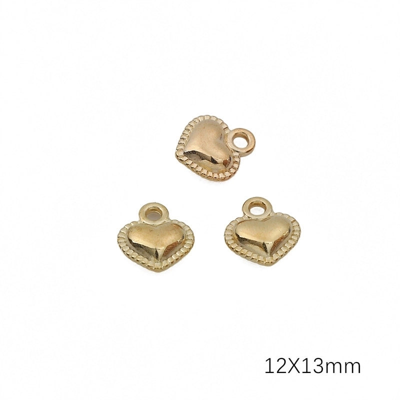 20 PCS/Package 304 Stainless Steel Solid Color Jewelry Accessories Pendant