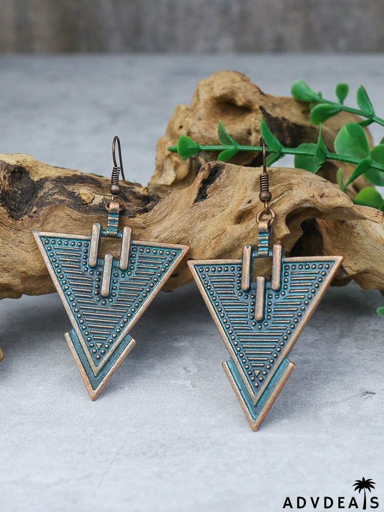 Geometric Drop Earrings