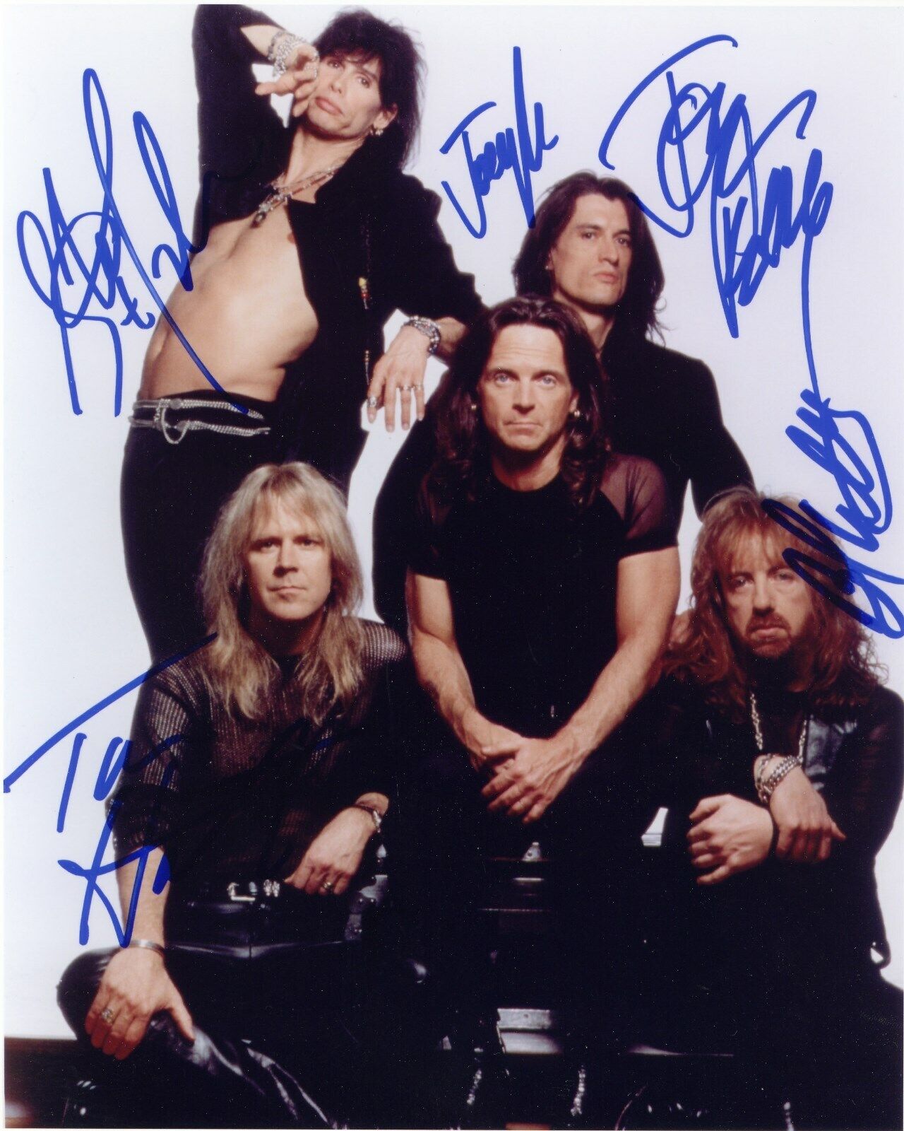 AEROSMITH Autographed Signed 8x10 Reprint Photo Poster painting !