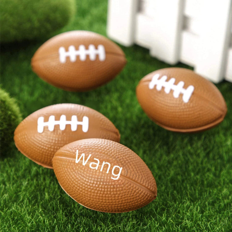 Foam Sponge Ball 4cm Rugby Basketball Football PU Slow Rebound Decompression Vent Pressure Ball Decompression Play