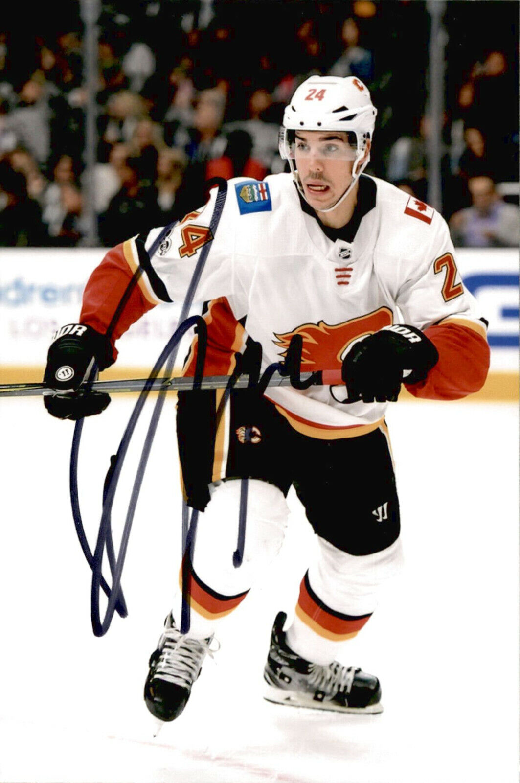 Travis Hamonic SIGNED autographed 4X6 Photo Poster painting CALGARY FLAMES #2